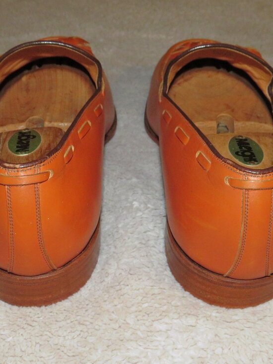 E. Vogel Bespoke Chestnut Calf Leather Tassel Kiltie Moccasian Loafers 11 EE main image 6